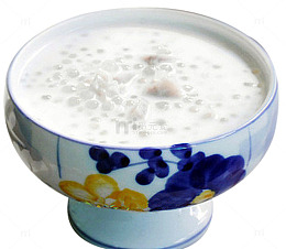 甜蜜下午茶椰汁香芋西米露