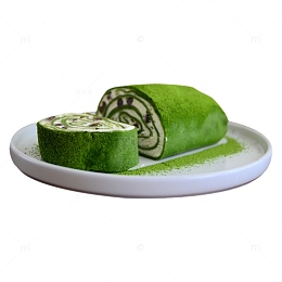 抹茶毛巾卷微距摄影