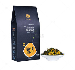 黑色包装桂花乌龙茶