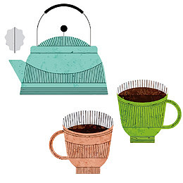 矢量茶壶