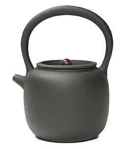 短嘴黑陶茶壶