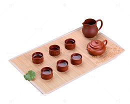 茶杯和茶席图片素材