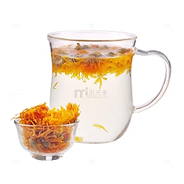 玻璃茶具桂花花茶