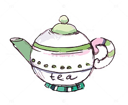 小清新风格茶壶