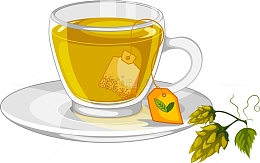 卡通茶叶插画装饰