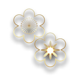 传统节日剪纸梅花装饰图案