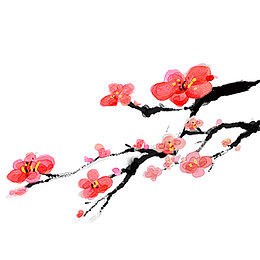 红色梅花素材