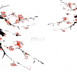一枝梅花图标