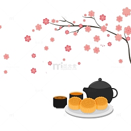 中秋节海报物品