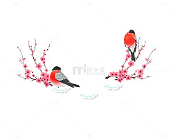 树枝上的喜鹊