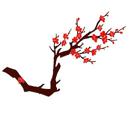 卡通梅花素材