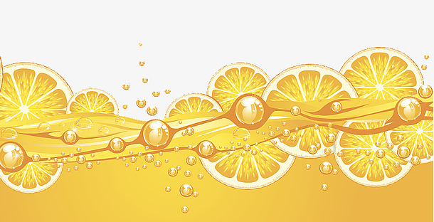 橙子汽水气泡插图