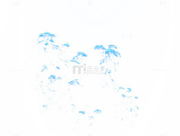 一群深海气泡