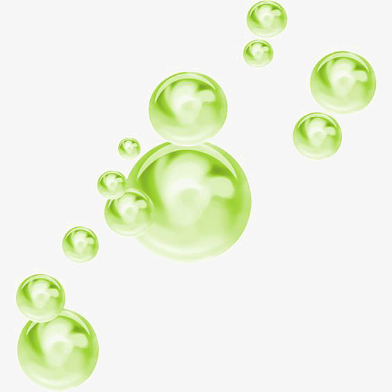 绿色泡泡