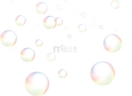 多彩梦幻漂浮泡泡