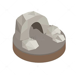 卡通地洞