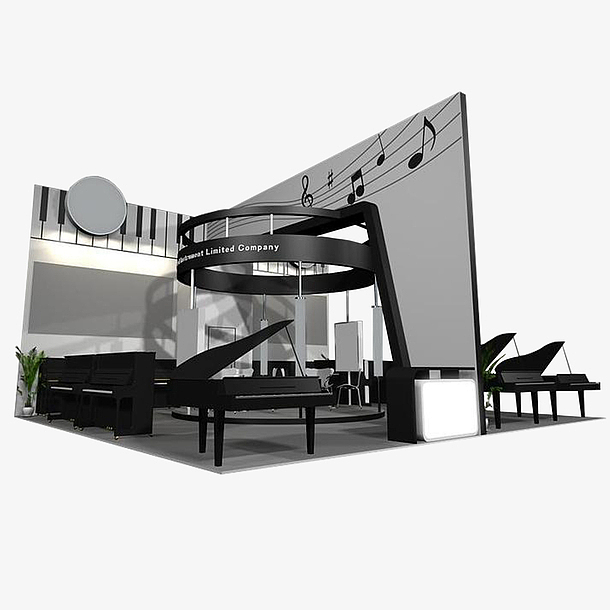 钢琴3D展厅