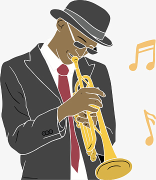 爵士乐素材_爵士乐图片元素-觅元素