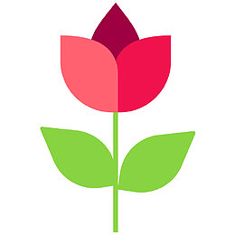手绘卡通花朵素材图案