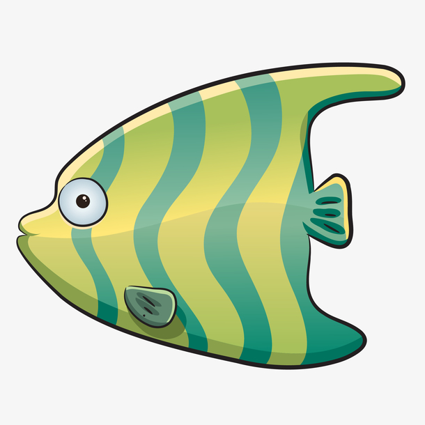 世界海洋日波浪条纹鱼