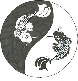 黑白太极双鱼