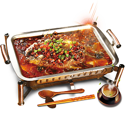 餐饮香辣烤鱼麻辣鱼大餐食品
