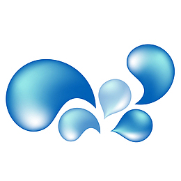 矢量创意水滴元素