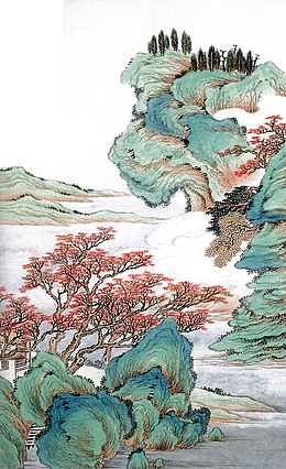 山水墨画