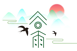 手绘水彩清新文艺插画谷雨插图