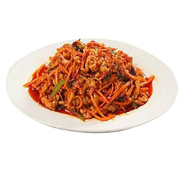 鱼香肉丝饭美味佳肴