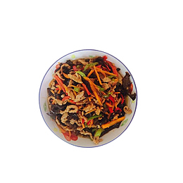 鱼香肉丝饭美味佳肴