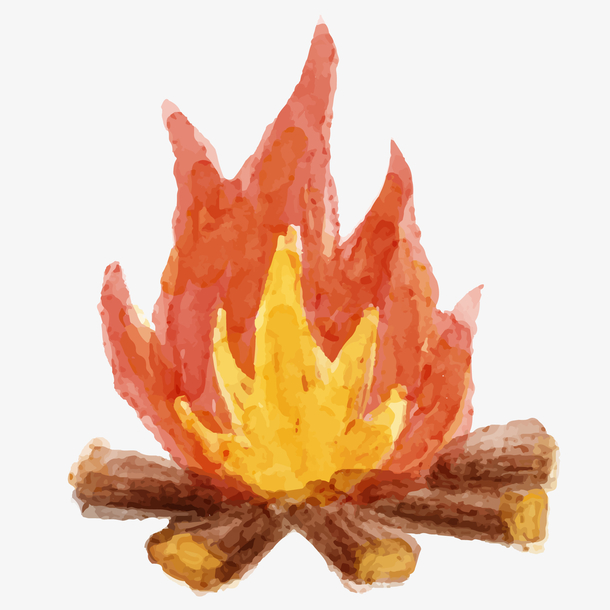 祭火节彩绘图片