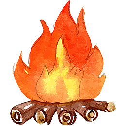卡通火焰免抠PNG