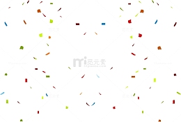 多彩漂浮礼花