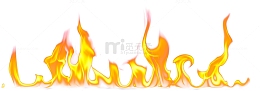 火焰燃烧黄色烈火火苗