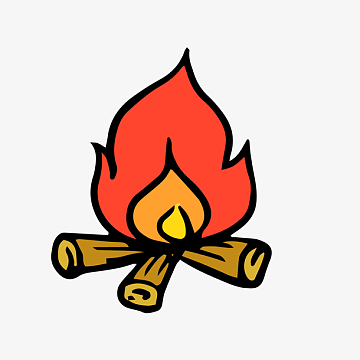 火焰背景卡通素材_火焰背景卡通图片元素-觅元素