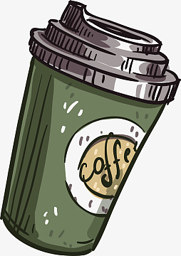 焦糖奶茶饮品png图