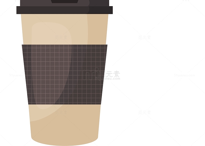 矢量图咖啡奶茶杯