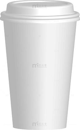 创意矢量白色杯子png图