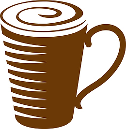 焦糖奶茶矢量素材图