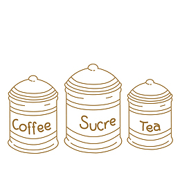 咖啡和茶叶分装盒