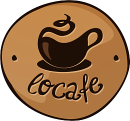 时尚欧美风cocafe咖啡标牌