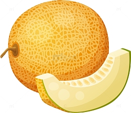金黄色哈密瓜