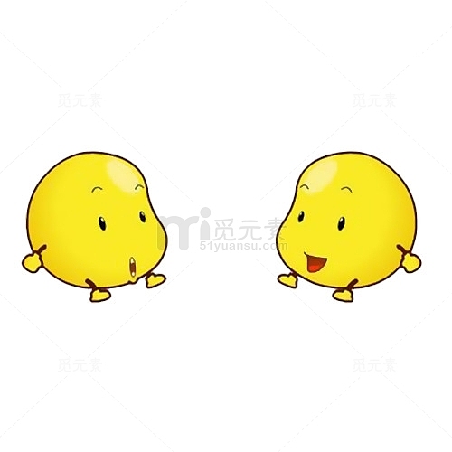 两只可爱的黄豆宝宝