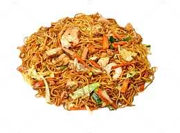 胡萝卜鸡蛋青菜炒面