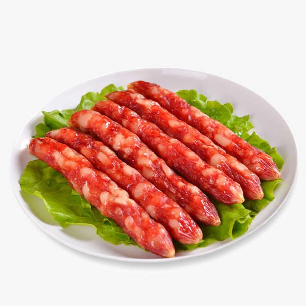 美味的腊肠实物图