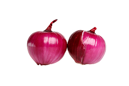 紫色剥开的洋葱头
