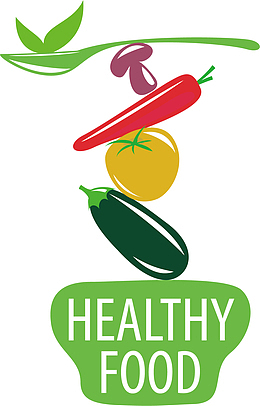 蔬菜中式餐饮logo