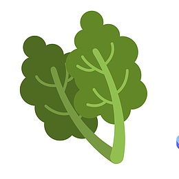 卡通菜叶png