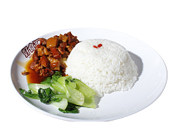 红烧肉盖饭免费下载素材